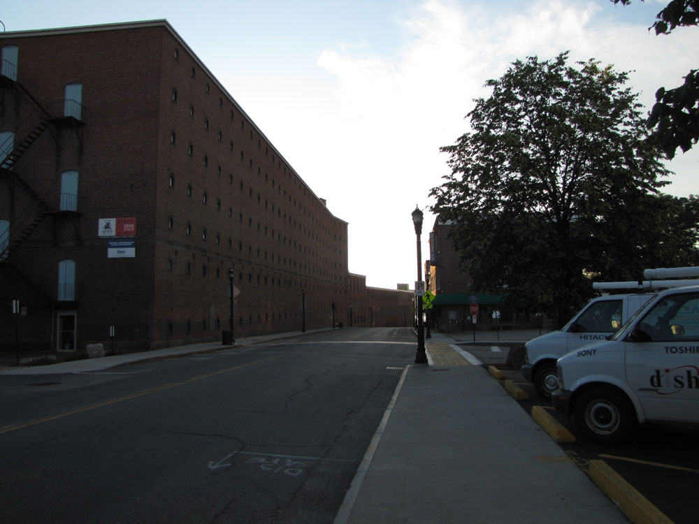 Looking down Main Street